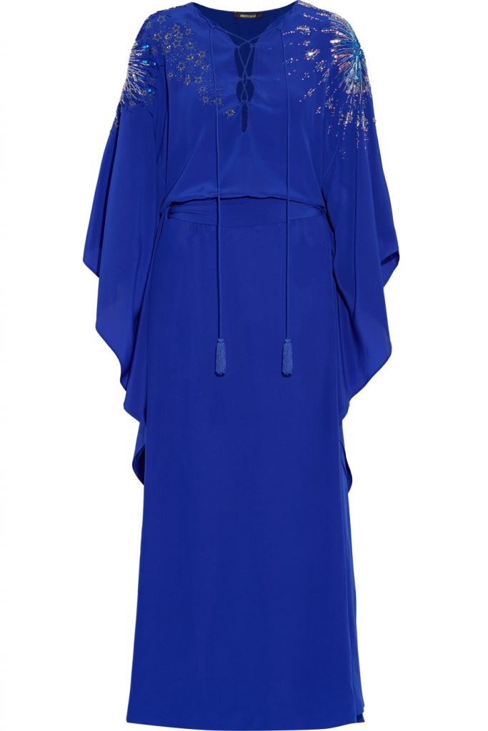 Vestido azul Roberto Cavalli - Gratacos