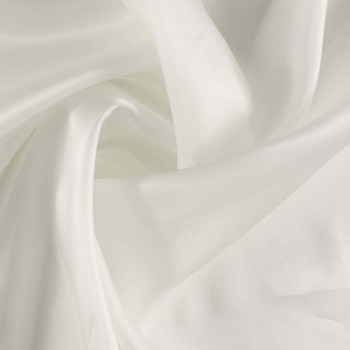 White doris satin organza