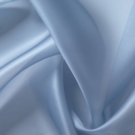 Blue doris satin organza