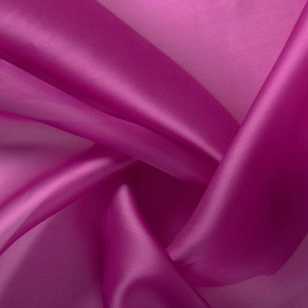 Mauve doris satin organza