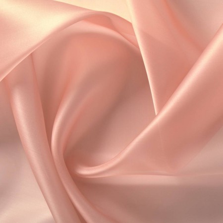 Pale pink doris satin organza