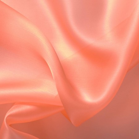 Tangerine doris satin organza