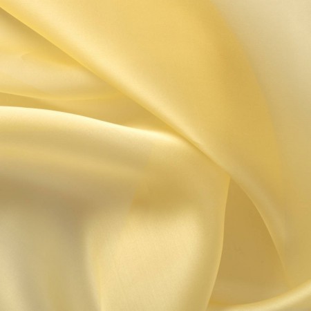 Yellow doris satin organza