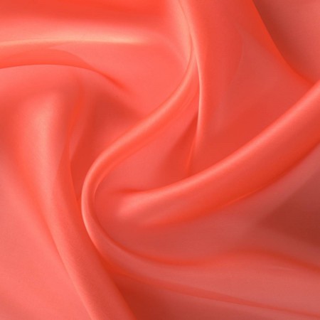 Orange doris satin organza