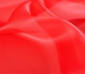 Red doris satin organza