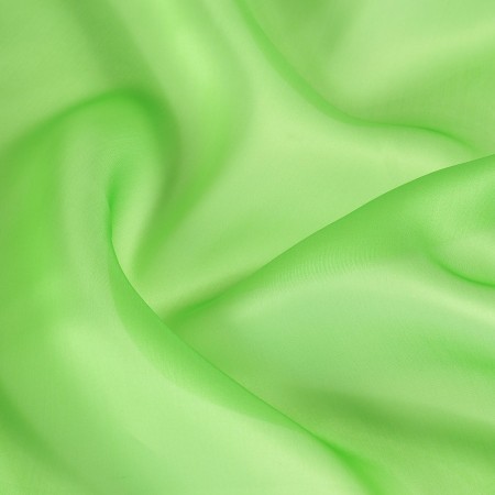 Herb green doris satin organza