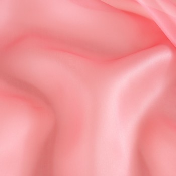 Coral doris satin organza