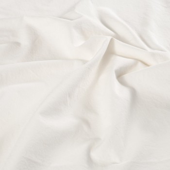 White safari cotton and linen