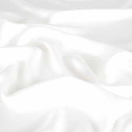 White luca satin crepe