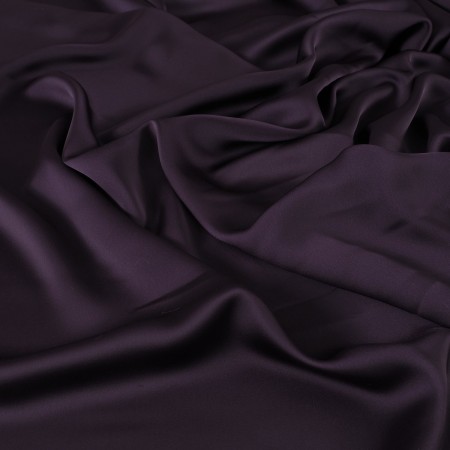 Purple luca satin crepe