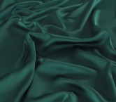 Green luca satin crepe