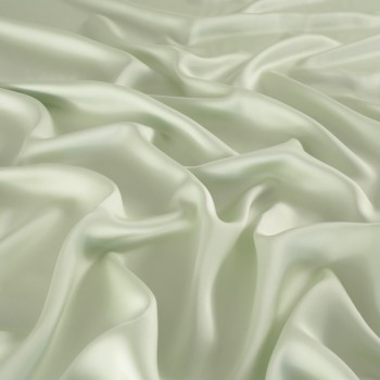Green luca satin crepe