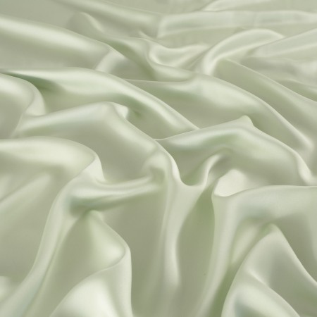 Green luca satin crepe