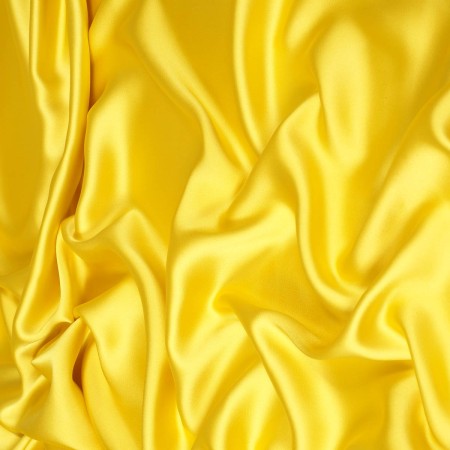 Yellow luca satin crepe