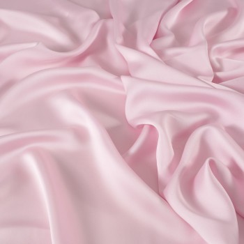 Gum pink luca satin crepe