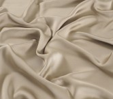 Moss green luca satin crepe