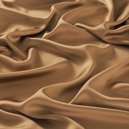 Luca crepe satinado camel