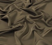 Moss green luca satin crepe