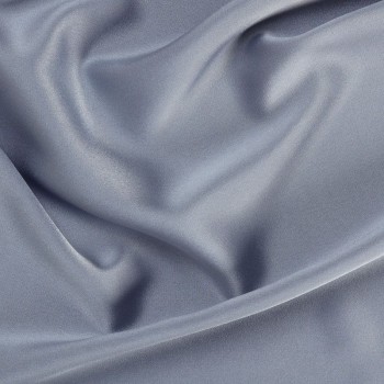 Blue grey estefania charmeuse satin crÊpe