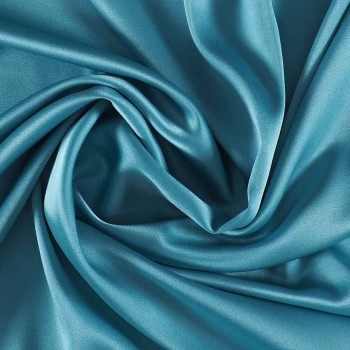 Turquoise estefania charmeuse satin crÊpe