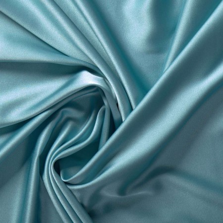 Turquoise estefania charmeuse satin crÊpe