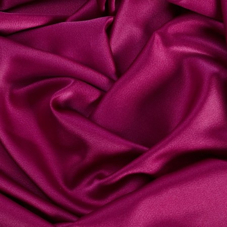 Magenta estefania charmeuse satin cr?pe