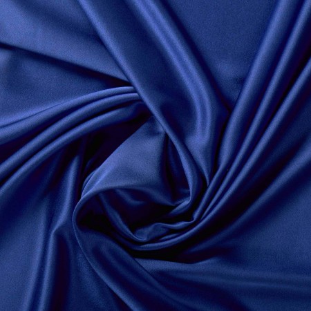 Blue estefania charmeuse satin cr?pe