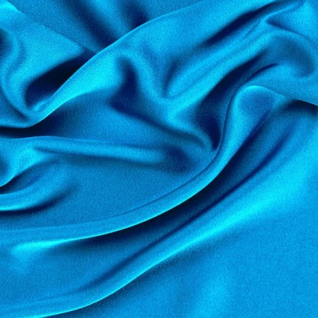 Blue turquoise estefania charmeuse satin crÊpe