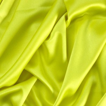 Acid green estefania charmeuse satin crÊpe