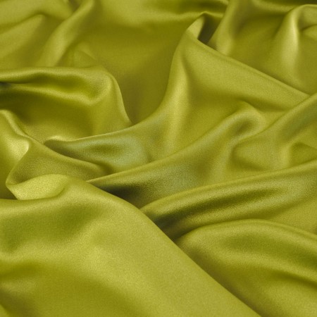 Green estefania charmeuse satin cr?pe