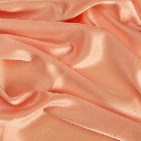 Orange papaya estefania charmeuse satin crêpe