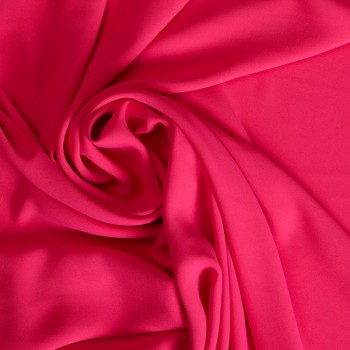 Fuchsia birds matte cr?pe