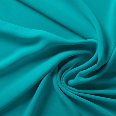 Turquoise birds matte cr?pe