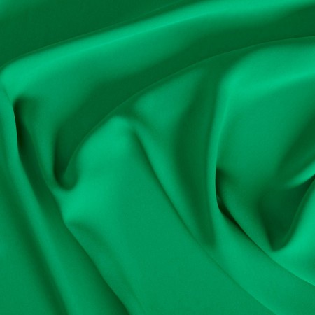 Forest green birds matte cr?pe
