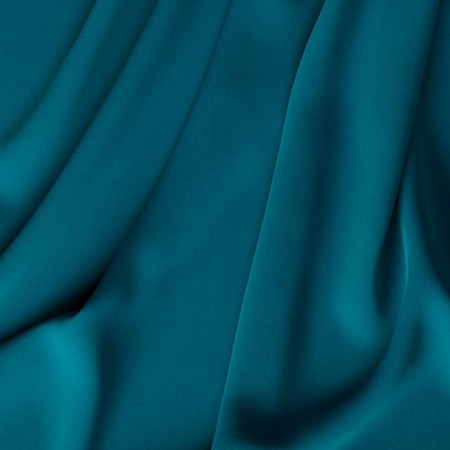 Turquoise birds matte cr?pe