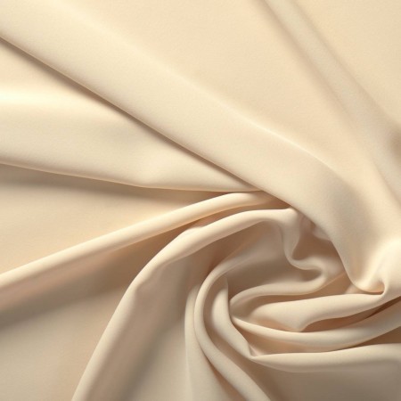 Beige birds matte cr?pe