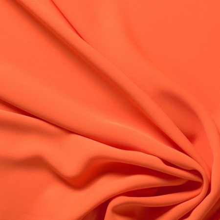 Tangerine birds matte cr?pe