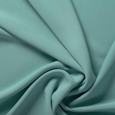 Mint green birds matte cr?pe