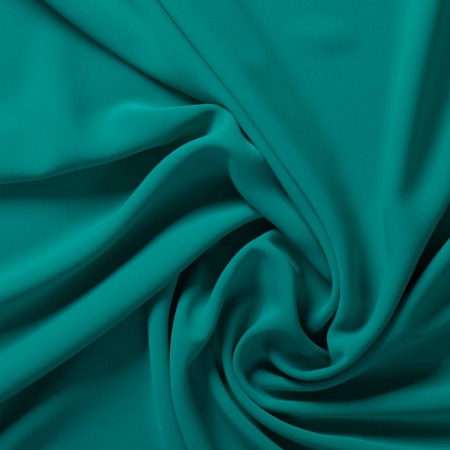 Turquoise birds matte cr?pe