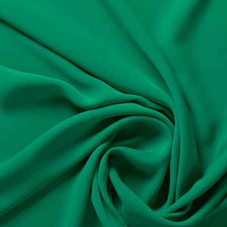 Green leaf birds matte cr?pe
