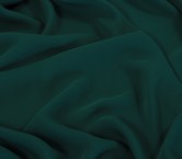 Pine green birds matte cr?pe