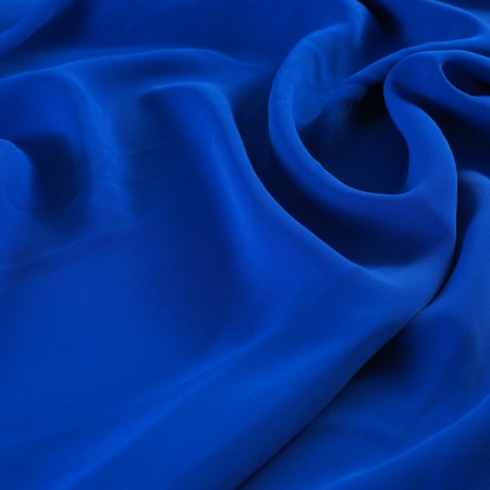 Blue klein special birds matte cr?pe