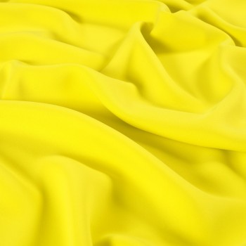 Yellow  birds matte crêpe