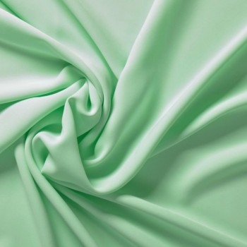 Green birds matte crêpe