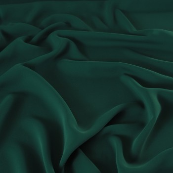 Green jade birds matte crêpe