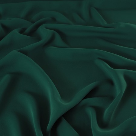 Birds crêpe mate verde jade