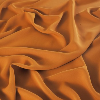 Ochre birds matte crêpe