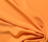 Orange papaya birds matte crêpe