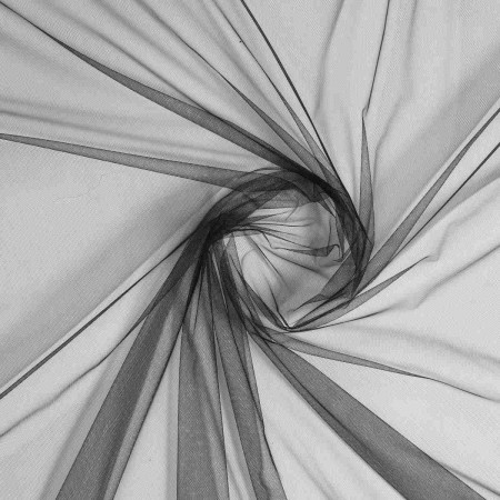 Black isla rigid tulle
