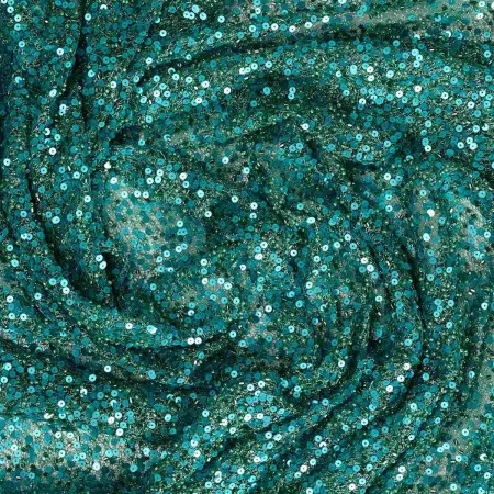 Turquoise sequins - 72329 -